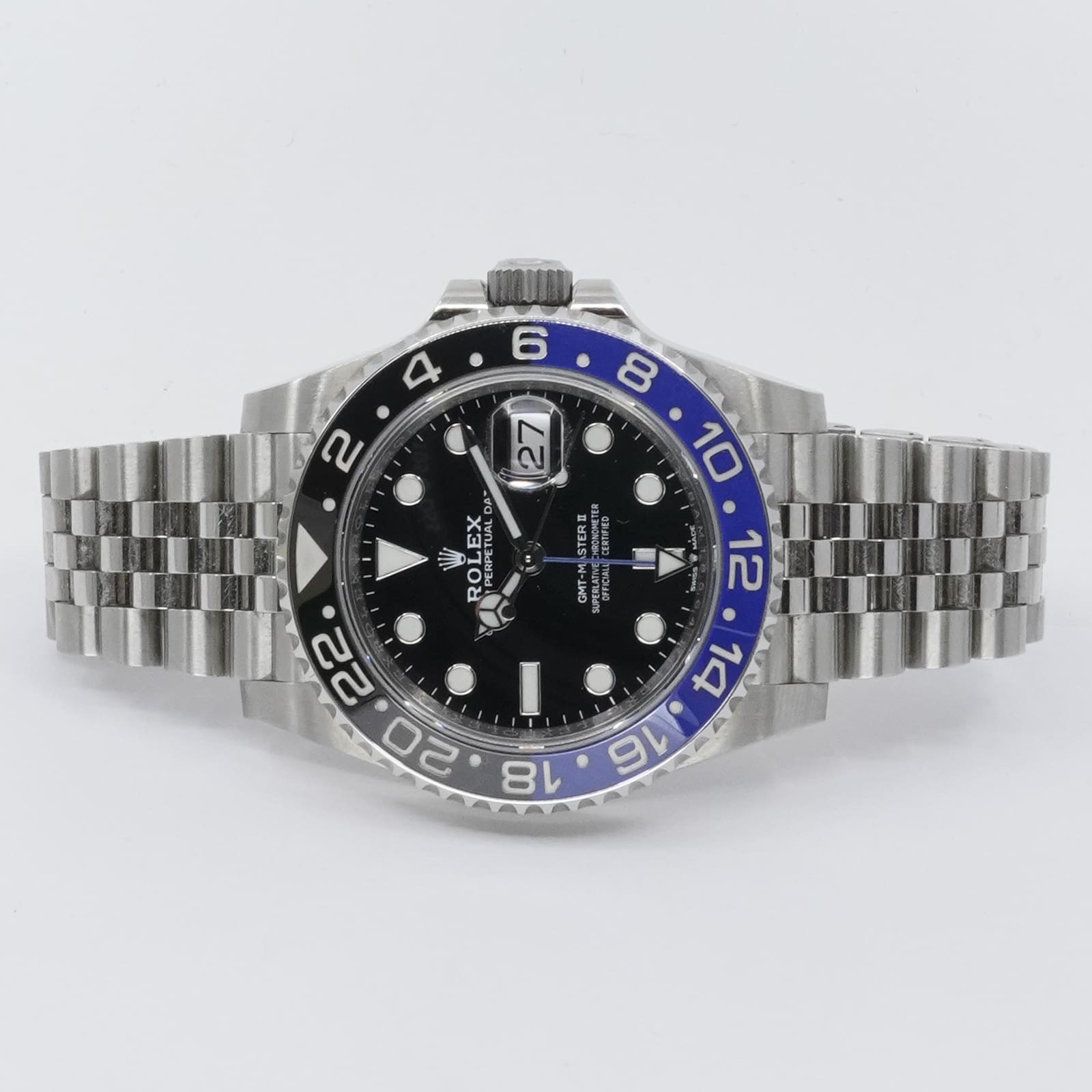 Armbandsur Rolex GMT Master II Batgirl Stål Boett 40mm - Bild 3