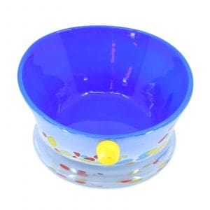 Glasskål Ardy Strüwer Johansfors Glasbruk Höjd 9,5cm Diameter 18cm