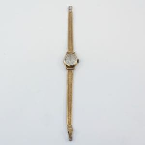 Armbandsur Alpina Guld/Stål armlänk i 18K manuell brv: 21,3g