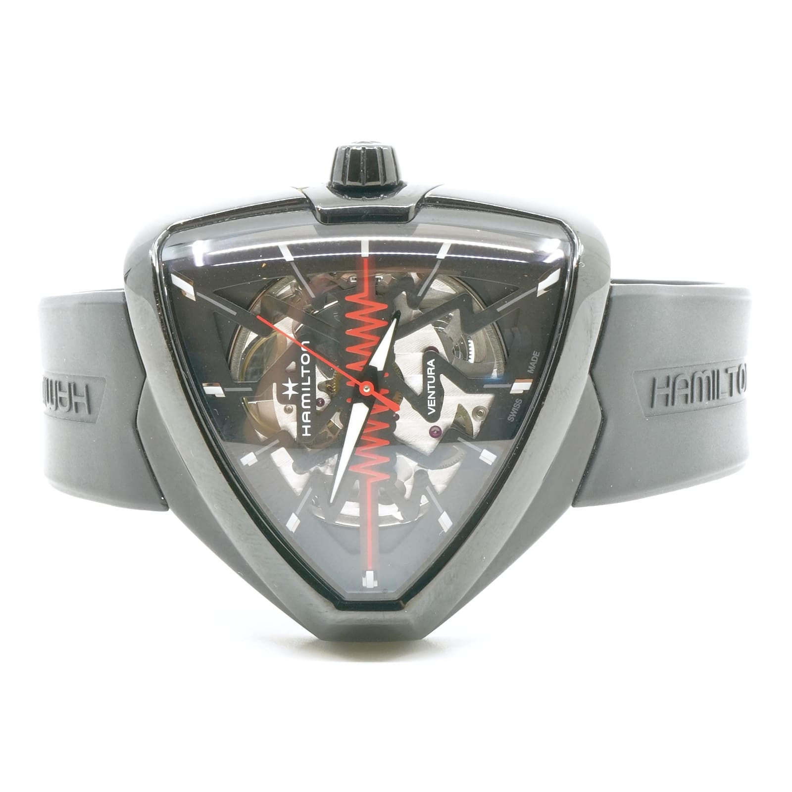 Armbandsur Hamilton Ventura Elvis80 Skeleton Stål Längd 24cm Boett 44mm