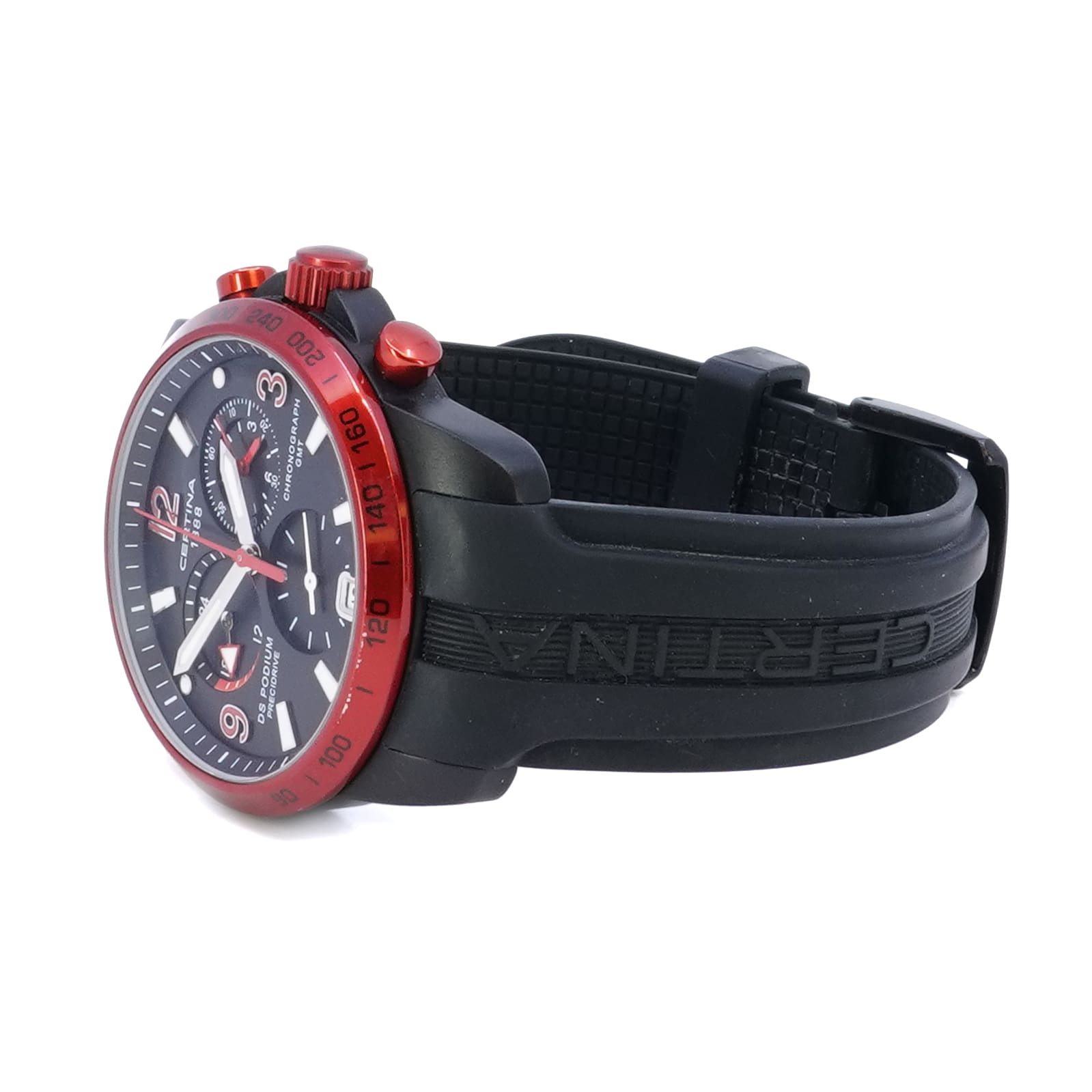 Certina DS Podium Big Size Chronograph GMT Aluminium C001.639.97.057.02 certifikat & box - Bild 2