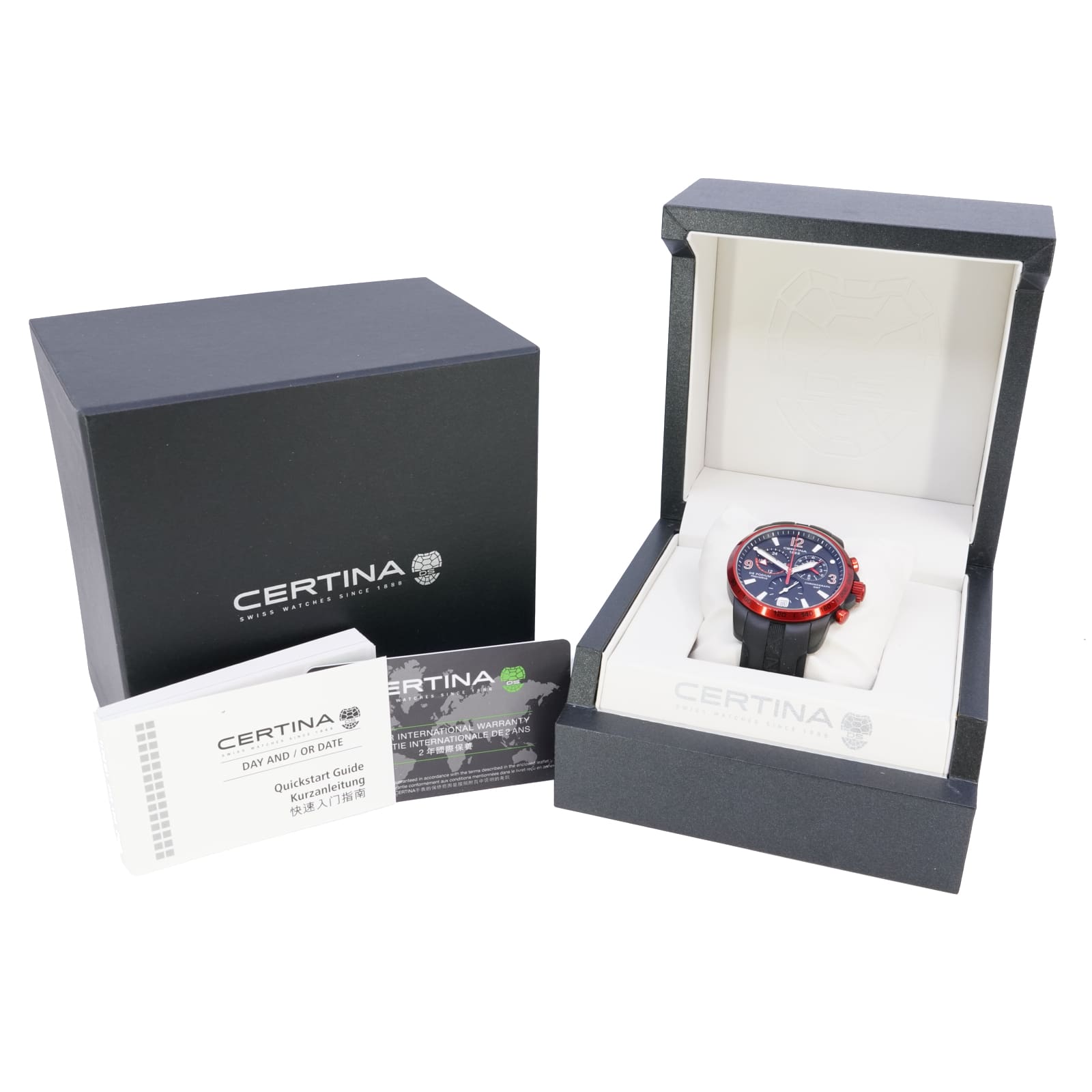Certina DS Podium Big Size Chronograph GMT Aluminium C001.639.97.057.02 certifikat & box - Bild 4