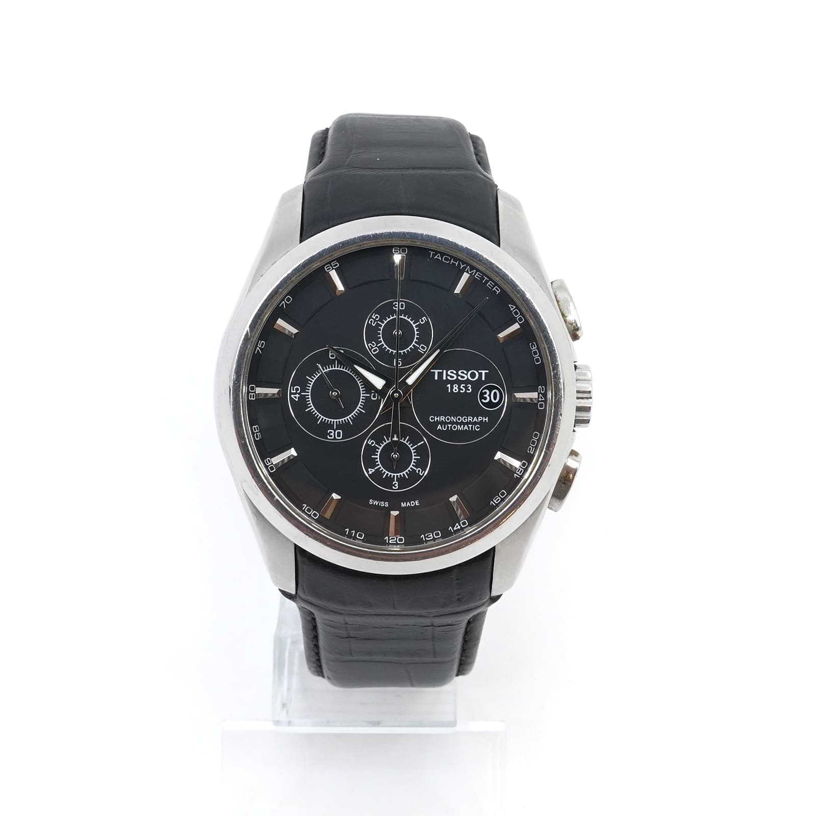 Armbandsur Tissot Couturier Chrono Stål Boett 43mm Automat