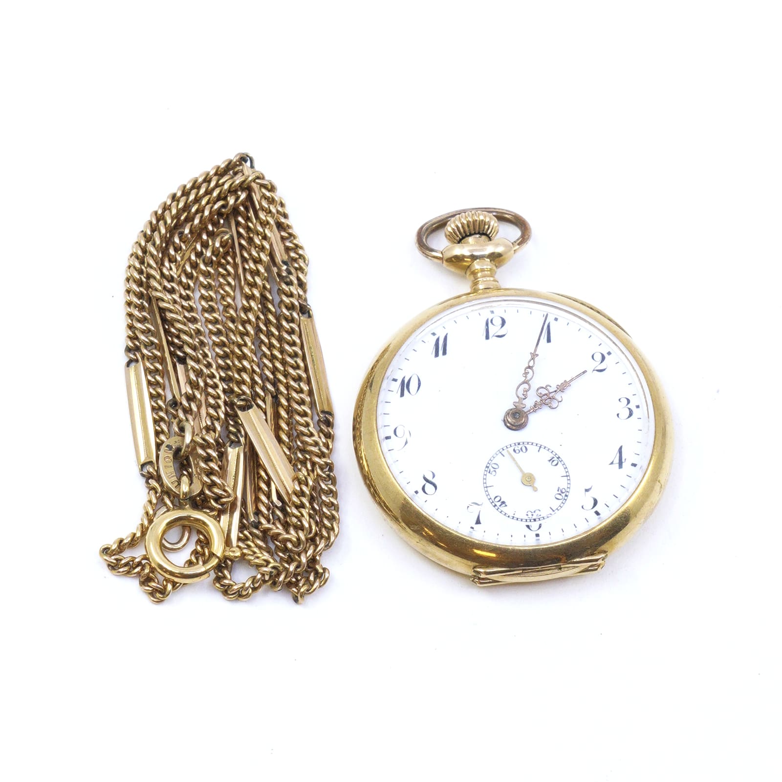 Fickur Guld 18K Boett Ø32mm – Gravyr & Defekt