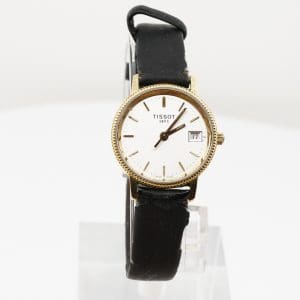 Armbandsur Tissot Guld 18K Längd 20cm Boett 24mm, quartz, safirglas, datum, går ej