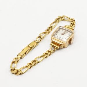 Armbandsur Relide Guld/Stål Längd 16,5cm Boett 15mm i Guld 18K Länk Figaro i oädel metall, defekt