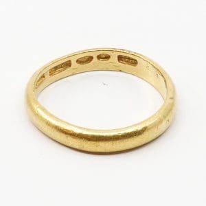 Ring Guld 23K 7,8g Ø21, skev