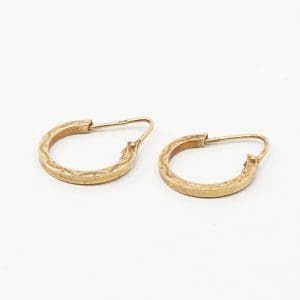 Örhängen ett par Guld 18K 1g Höjd 18mm Diameter 14mm
