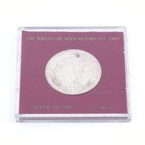 Mynt Silver S925 15,9g 100kr, Sveriges riksdag Helgeandsholmen 1983