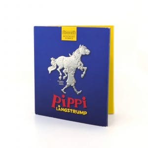 Mynt Pippi Långstrump 8st Silver S925 utgivna av Mynthuset
