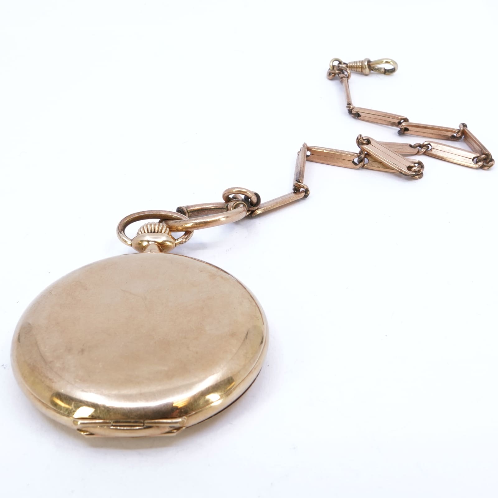 Fickur Omega 14K 49,5mm manuell 1930-tal 76,7g - Bild 2