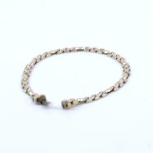 Armband trefärgat guld 14K 8,8g Längd 18,5cm Bredd 5mm