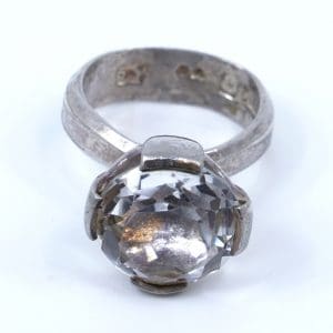 Ring Silver S925 8,4g Ø16,5 Med sten