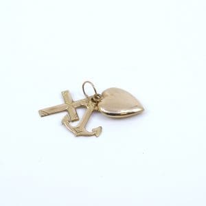 Hänge Guld 18K 0,8g Bredd 10mm Höjd 18mm