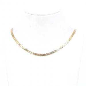Collier Guld 18K 11,1g Längd 38cm Bredd 2mm