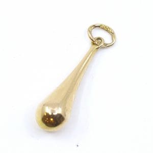 Hänge/berlock Droppe Guld 18K 0,6g Bredd 2-5mm Höjd 20mm