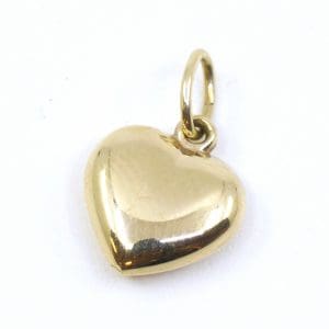 Hänge/berlock Hjärta Guld 18K 0,3g Bredd 8,6mm Höjd 9mm