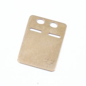 Hänge Bricka Guld 18K 1,5g Bredd 17mm Höjd 23mm