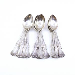 Förrättsskedar 12st ''Prins Albert'' S925 279g Längd 130mm
