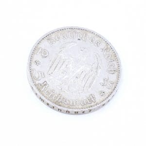 Mynt Silver S900 (90,0%) 14g - 5 Reichsmark - Deutches Reich - År 1935