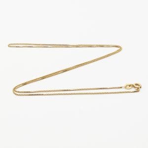 Halskedja Venezia Guld 18K 3g Längd 52cm Bredd 1mm