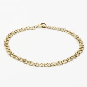 Armband Bismarck Guld 14K 3,8g Längd 19cm Bredd 4mm