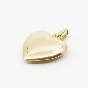 Hänge/berlock Hjärta Guld 14K 1,1g Bredd 14mm Höjd 20mm