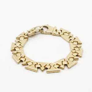 Armband Guld 14K 19,6g Längd 18,5cm Bredd 10mm