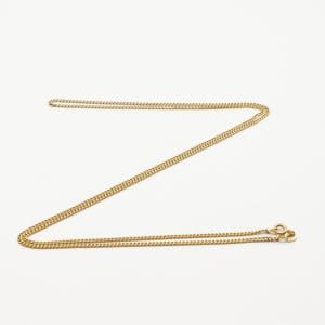 Halskedja Pansar Guld 18K 6,6g Längd 60cm Bredd 1,5mm