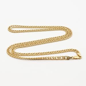 Halskedja Guld 18K 11,1g Längd 59cm Bredd 5mm, ihålig