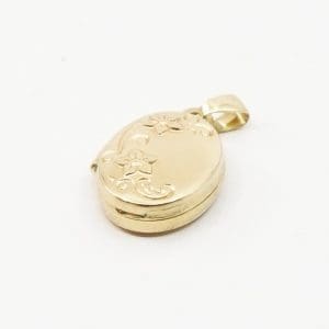 Medaljong Guld 18K 1,1g Höjd 20mm