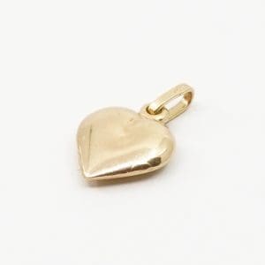 Hänge/berlock Guld 18K 0,9g Höjd 17mm hjärta