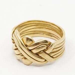 Pusselring Guld 18K 13,0g Ø20,25, ihoplödd