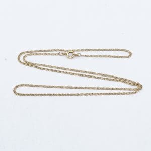 Halskedja Guld 18K 3g Längd 43,5cm Bredd 1mm
