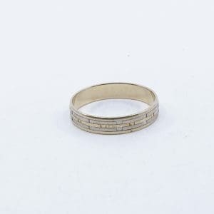 Ring tvåfärgad Guld 18K 4,4g Ø23,25