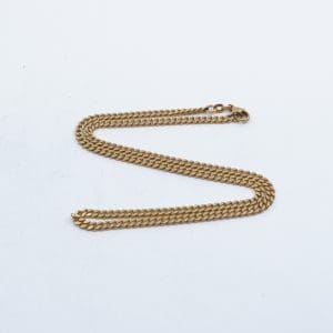 Halskedja Pansar Guld 18K 21,5g Längd 46,3cm Bredd 3mm