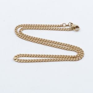 Halskedja Pansar Guld 18K 17,1g Längd 42cm Bredd 3mm