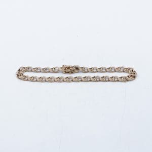 Armband Bismarck Guld 18K 10,2g Längd 19cm Bredd 6mm