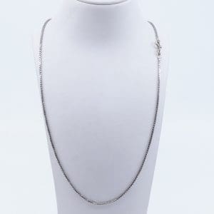 Halskedja Venezia Vitguld 18K 6,3g Längd 43,3cm Bredd 1,5mm
