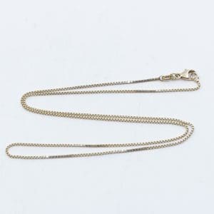 Halskedja Venezia Guld 18K 3,7g Längd 45,5cm Bredd 1mm