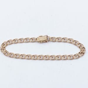 Armband Bismarck Guld 18K 10,1g Längd 18,5cm Bredd 5mm