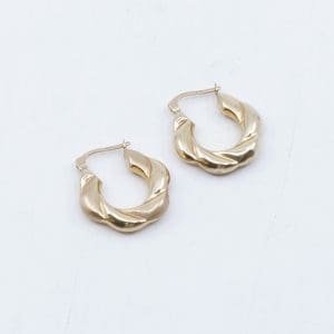 Örhängen Guld 18K 2,5g Höjd 22mm