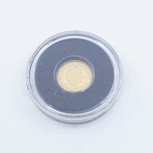 Mynt Guld 24K 0,5g Ø11mm Engelska drottning Elizabeth 2015