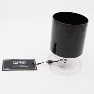 Glas 6st Soft Drink svarta Orrefors by Karl Lagerfeld med glascoaster i kartonger