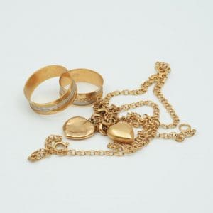 Investeringsguld 18K 14,1g, skadat