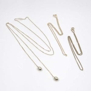 Halskedjor 3st Silver S925 16,3g