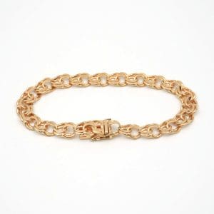 Armband Bismarck 18K 22,90g Längd 20,5cm Bredd 9mm med kistlås