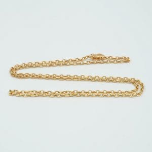 Halskedja Ankar 18K 18,66g Längd 61,5cm Bredd 2,5mm med kistlås