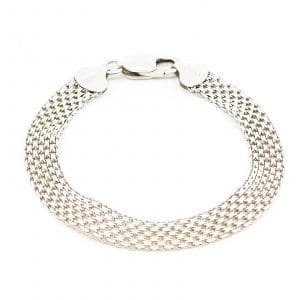 Armband X-länk Silver S925 8,6g Längd 18,5cm Bredd 8mm