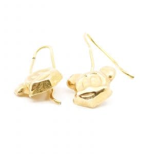 Örhängen Guld 18K 0,9g Höjd 25mm Diameter 10mm